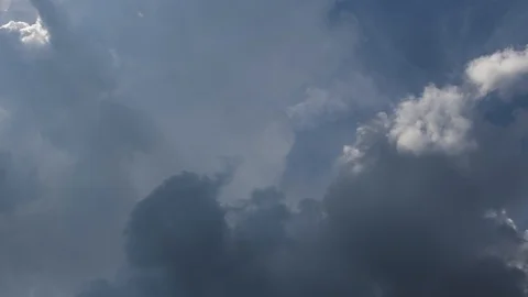 Time lapse clouds forming before summer storm Stock-Footage 120989251