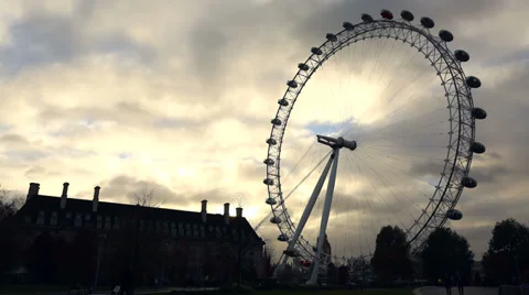 Time lapse of the clouds going by in London Stock Footage 33077410