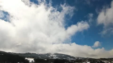 Time Lapse Clouds - HD. Very fast clouds. Stock Footage 22085927