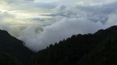 Time Lapse clouds in Indian Valley Stock Footage 267170