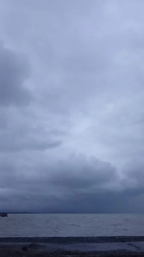 Time lapse, clouds, island, mountains, sea. Philippines Stock Footage 327021065