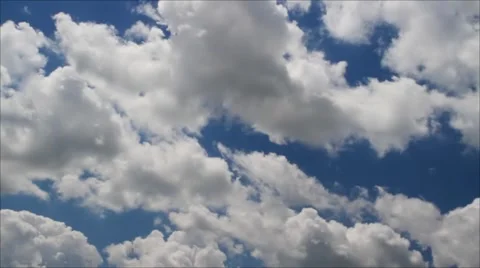 Time Lapse Clouds Loop 02 Stock Footage