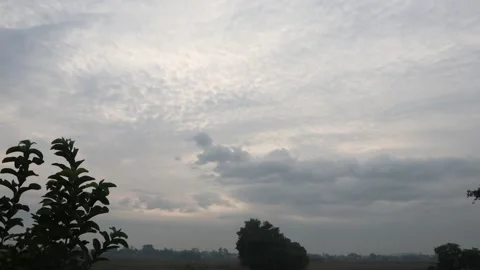 Time lapse of clouds in the morning  Video stock 160506515