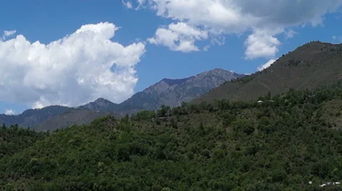 Time Lapse clouds on Mountains Stock Footage 49775551