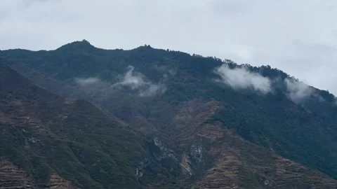 Time lapse of the clouds of the mountains Stock Footage 232317438