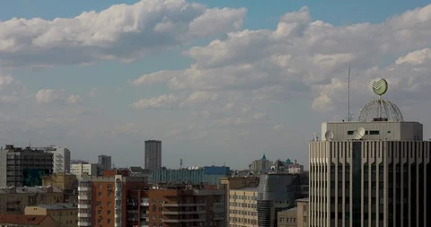 Time lapse clouds move 4K full ProRes 422 HQ 25fps Stock Footage 129554908