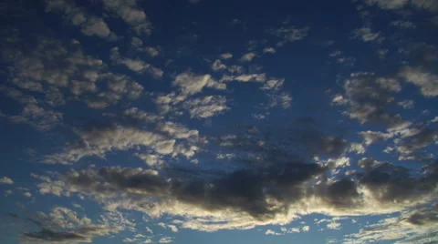 Time lapse. Clouds move through sky 库存影片 48348845
