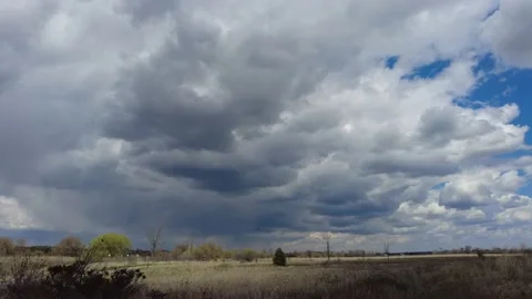 Time lapse of clouds moving away from camera .05 sec interval Stock Footage 153422535