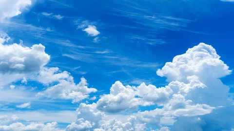 Time lapse clouds moving. Stock Footage 96293343