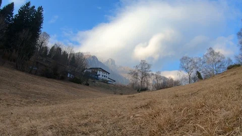 Time lapse with clouds moving on Mt. Grignetta Stock Footage 126184775
