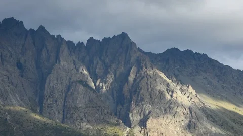 Time lapse of clouds moving over a mountain in Patagonia Argentina Vídeos de archivo 149154038