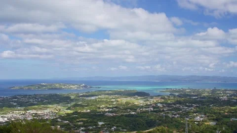 Time Lapse of Clouds Moving Over Okinawa. Stock-Footage 264953081