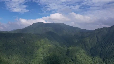 Time lapse clouds moving over mountain peaks Stock Footage 285514546