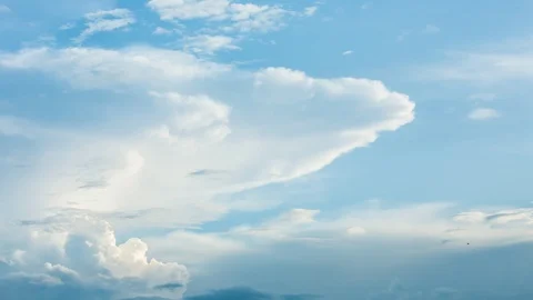 Time lapse of  clouds moving in the sky, Chiangmai Thailand Stock Footage 109426857
