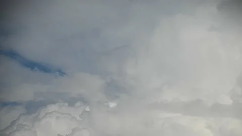 Time lapse of clouds moving in the sky. Looking up Stock Footage 164296499
