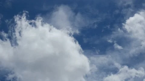 Time lapse of the clouds moving slow and fast. Stock Footage 133123875