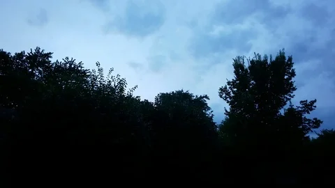 Time Lapse clouds in multiple colors Stock Footage 94432127