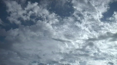 Time Lapse Clouds - Multiple Layers Bidirectional Stock Footage 587603