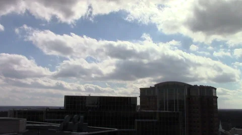 Time Lapse of Clouds over Arlington Stock-Footage 38704508