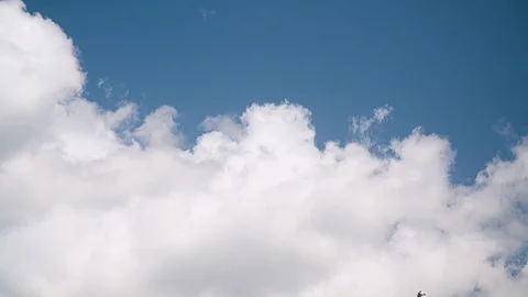 Time-Lapse Clouds over Blue Sky Video stock 93524818