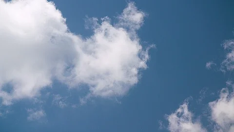 Time-Lapse Clouds over Blue Sky 2 Video stock 93525442