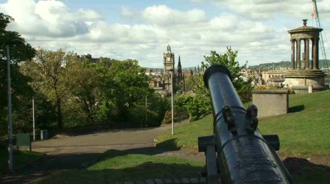 Time Lapse Clouds over Edinburgh 3 Stock-Footage 505451