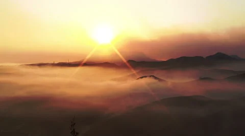 Time lapse clouds over moorpark fires Stock-Footage 40984220