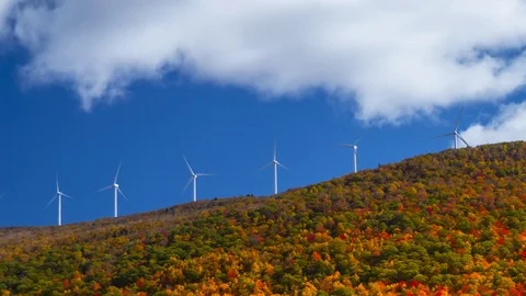 Time Lapse Clouds over Mountain in 4K Stock Footage 77287765