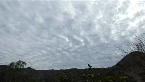 Time Lapse clouds over mountain Stock Footage 172601817