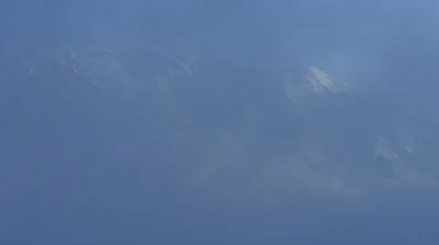 Time lapse with clouds over the mountains at Alps Stock Footage 61819586