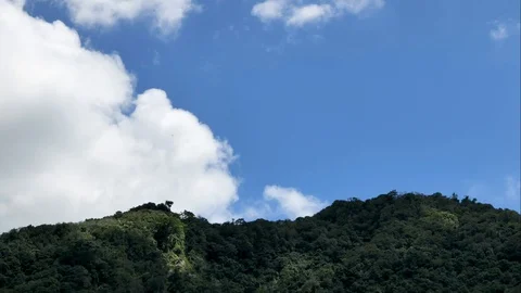 Time Lapse clouds over the mountains Stock-Footage 118424544