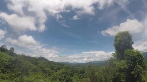 Time Lapse clouds over the mountains in Sajek Chittagong Stock Footage 174416166