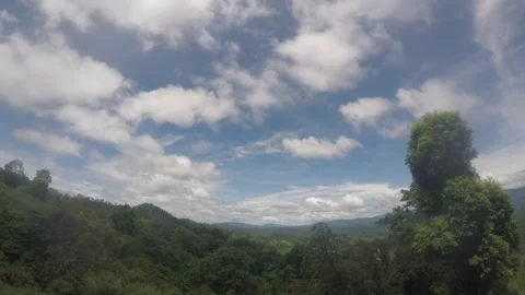 Time Lapse clouds over the mountains in Sajek Chittagong Stock Footage 174418951