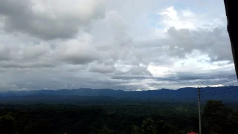 Time Lapse clouds over the mountains in Sajek Chittagong Stock Footage 174599993