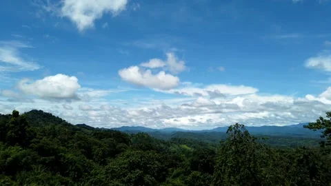 Time Lapse clouds over the mountains in Sajek Chittagong Stock Footage 174600264