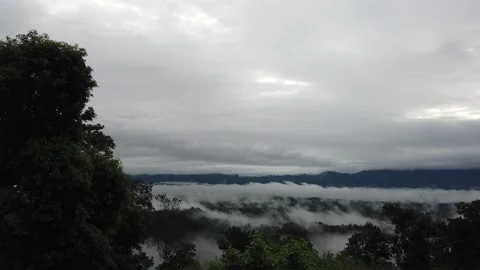 Time Lapse clouds over the mountains in Sajek Chittagong Stock Footage 174601236