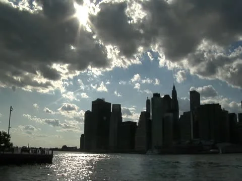Time Lapse of Clouds over NYC 動画素材 10806184