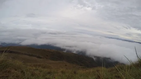 Time Lapse of Clouds over Rain Forest in Peru Video stock 84404268