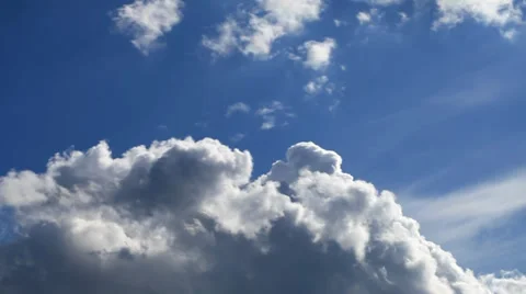 Time lapse of  clouds over  sky Stock Footage 38937994