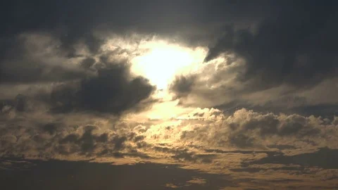 Time lapse of clouds over sky Stock Footage 75902337