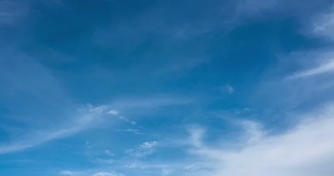 Time lapse of clouds passing with blue sky. 4k Stock Footage 90878805