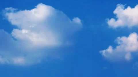 Time Lapse clouds passing from left to right Stock Footage 8954350