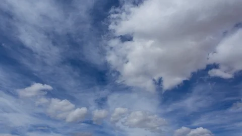 Time Lapse of Clouds Passing Overhead Stock Footage 107947404