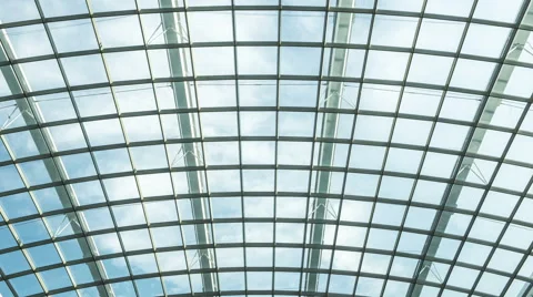 Time Lapse of Clouds Passing through Glass Window Stock Footage 53558498