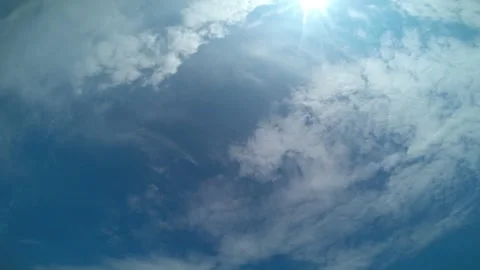 Time lapse clouds relaxation weather dramatic beauty atmosphere background. Stock Footage 280569258