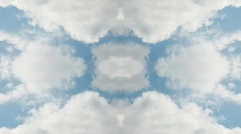 Time lapse clouds reveling frame Stock Footage 680686