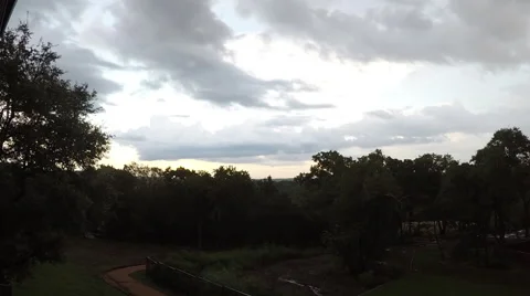 TIME LAPSE CLOUDS ROLLING OUT AFTER STORM 動画素材 66746435