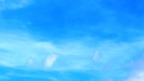 Time lapse clouds, rolling puffy cloud are moving, white lightnes clouds time Video stock 106771904