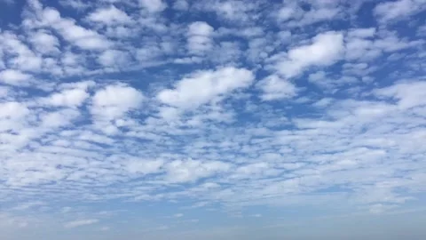 Time lapse clouds, rolling puffy clouds are moving, white lightness clouds time  Stock Footage 113067318