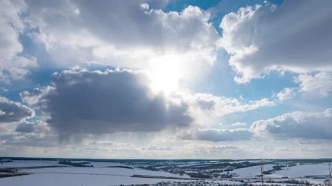 Time lapse clouds, rolling puffy cloud are moving, white lightnes clouds time Stock Footage 170902971